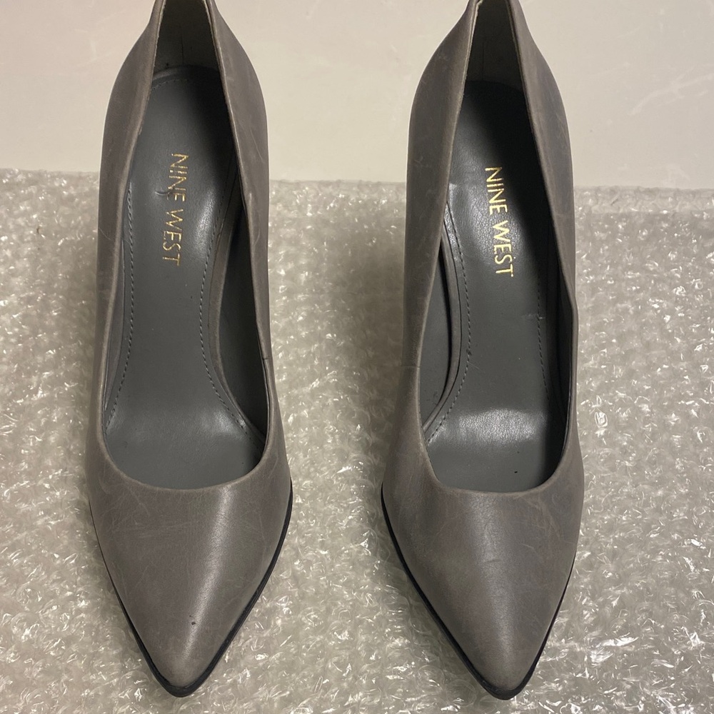 Nine West Charcoal Heels